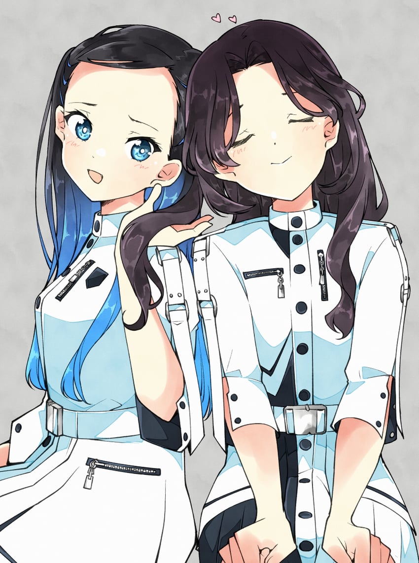 orihara sumika and nishiura sora (22/7) drawn by trefle_r