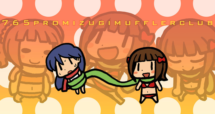 kisaragi chihaya, amami haruka, and takatsuki yayoi (idolmaster) drawn by riyo_(lyomsnpmp)