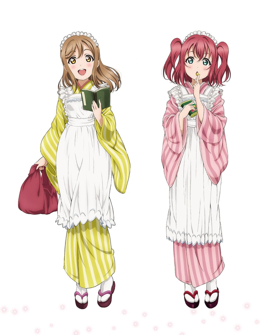 kunikida hanamaru and kurosawa ruby (love live! and 1 more)