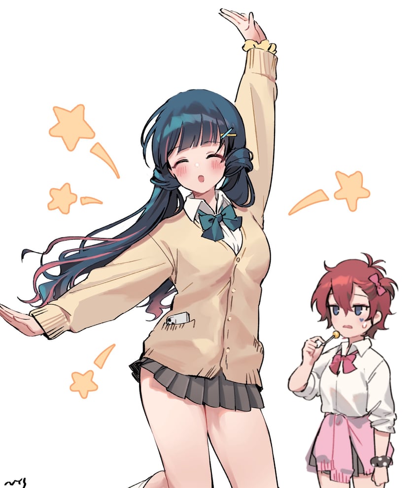kitakami reika and julia (idolmaster and 2 more) drawn by nys