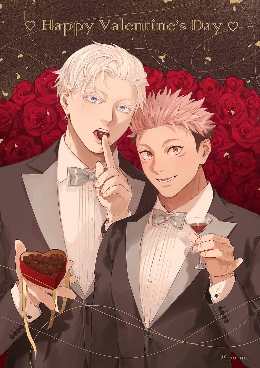 gojou satoru and itadori yuuji (jujutsu kaisen) drawn by ccccc_(jpn_m0)