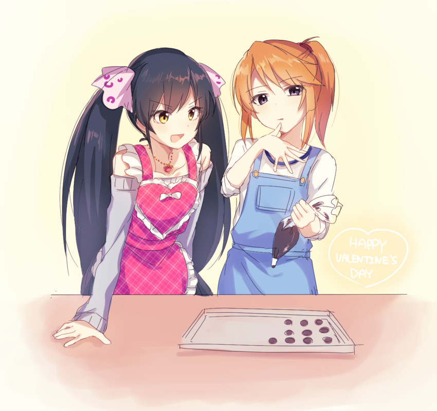 yuuki haru and matoba risa (idolmaster and 1 more) drawn by ichiren_namiro