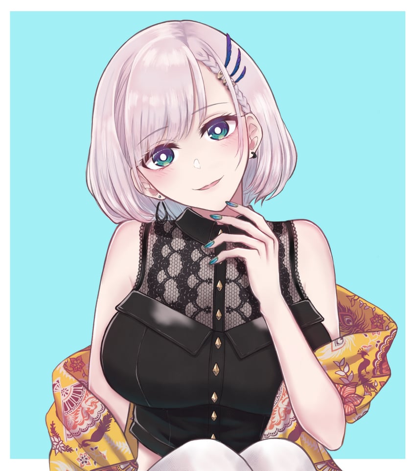pavolia reine (hololive and 1 more) drawn by haru_(fygzg63)