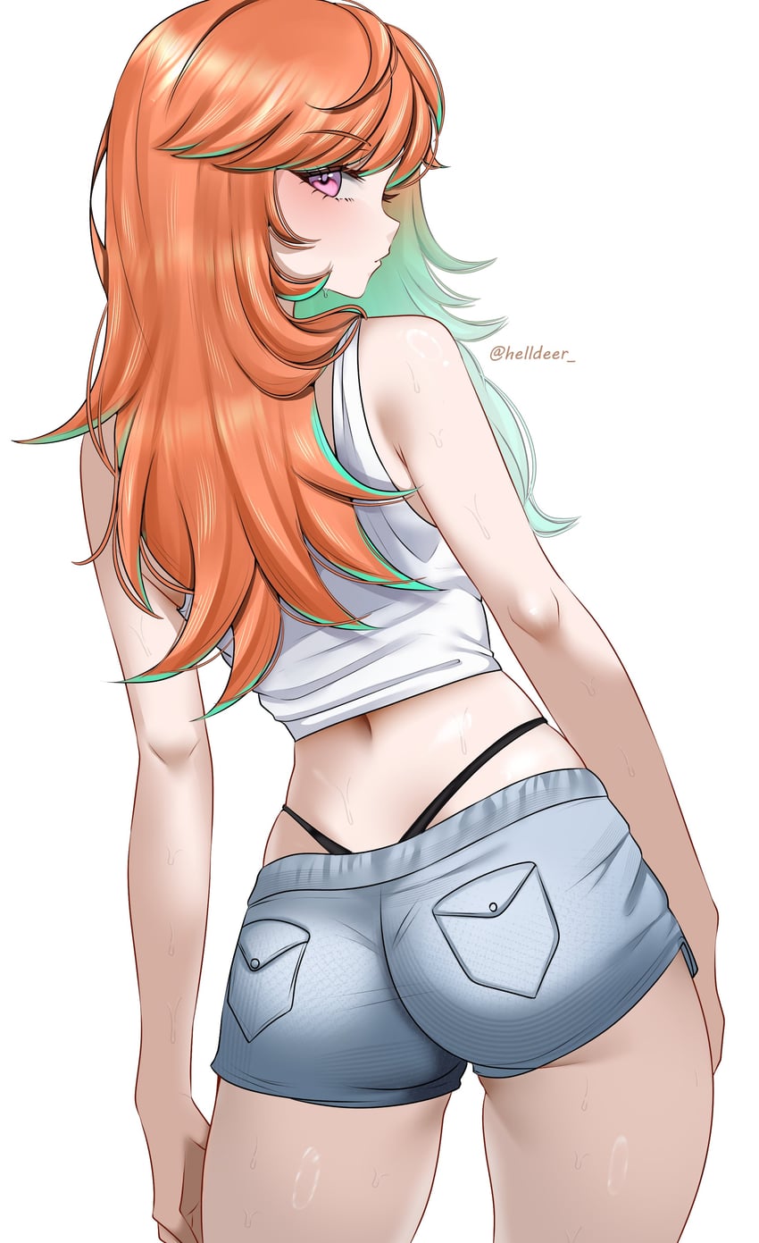 takanashi kiara (hololive and 1 more) drawn by helldeer