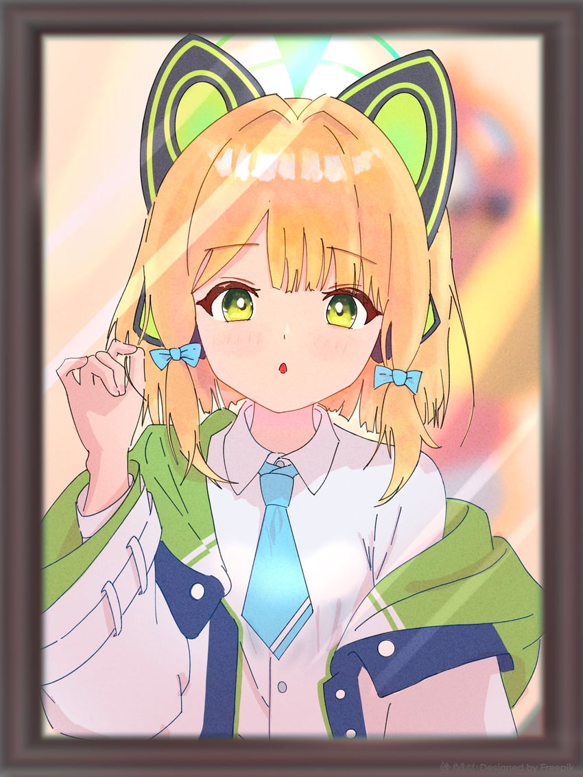 midori (blue archive and 1 more) drawn by f_luorit_e