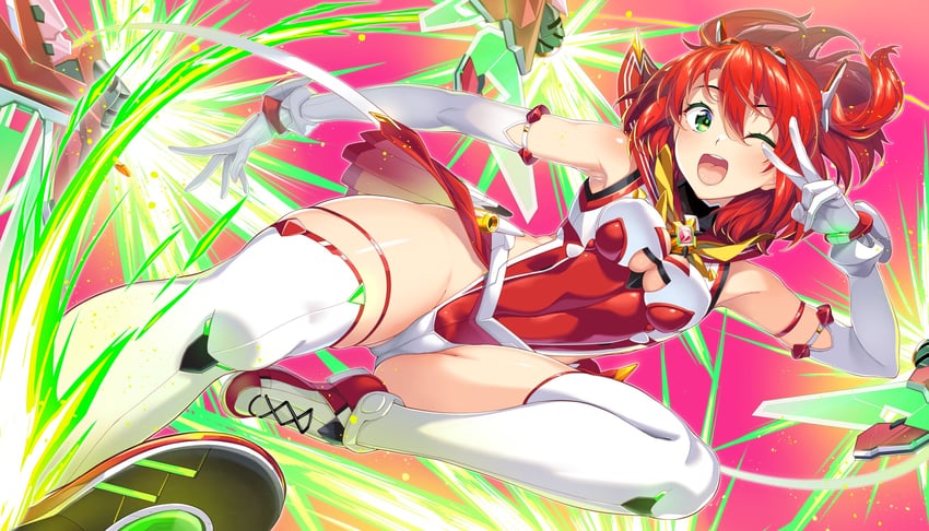 sonozaki akari and esca ruby asterize (choukou and 1 more) drawn by gin_(ginshari)