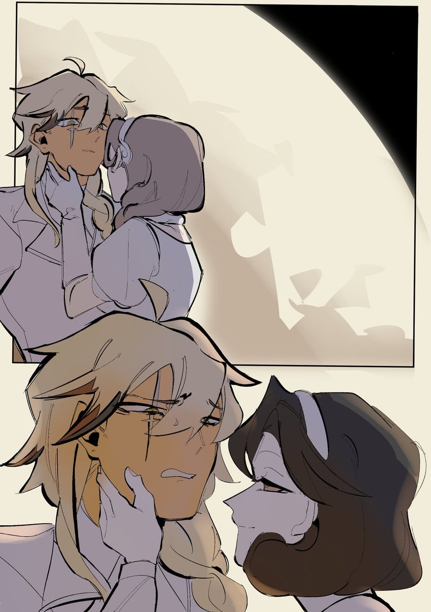 tuesday, argus, and kayla (reverse:1999 and 1 more) drawn by v_ratelier