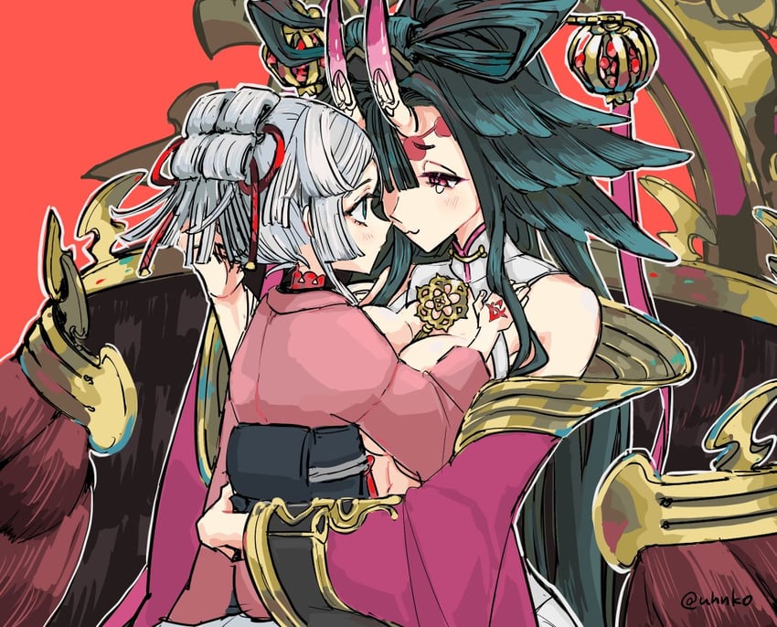 yui shousetsu and kishimojin (fate and 1 more) drawn by uhana