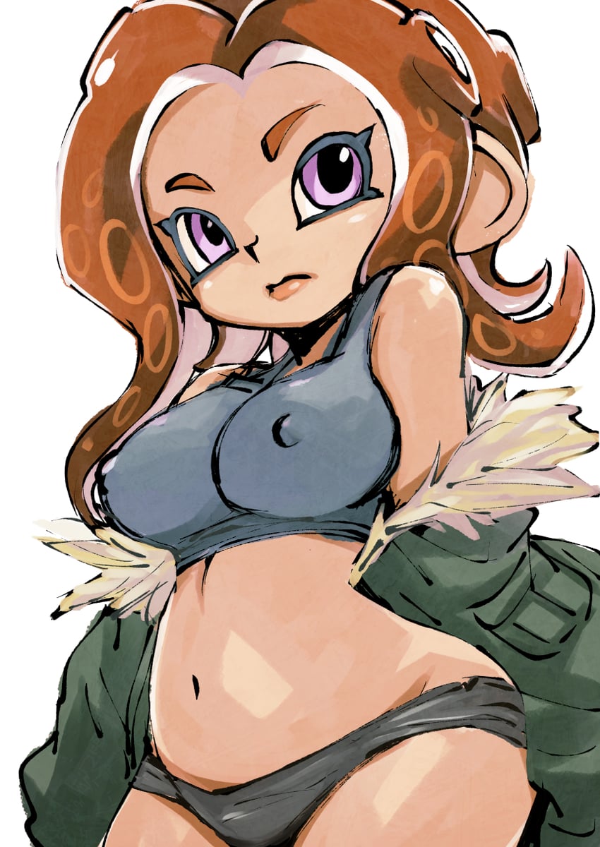 octoling player character and octoling girl (splatoon) drawn by muramasa_mikado