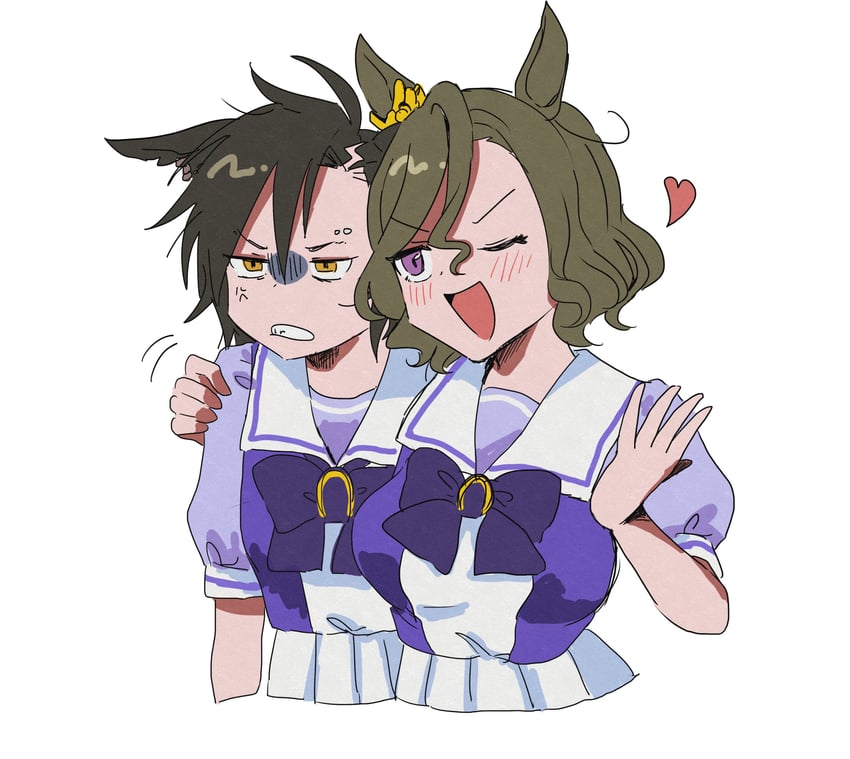 air shakur and tap dance city (umamusume) drawn by samedonburi