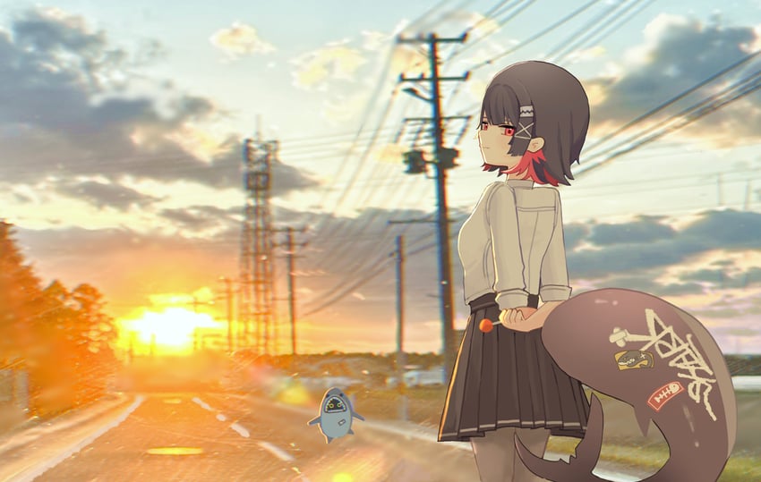 ellen joe and sharkboo (zenless zone zero) drawn by uni_c4t