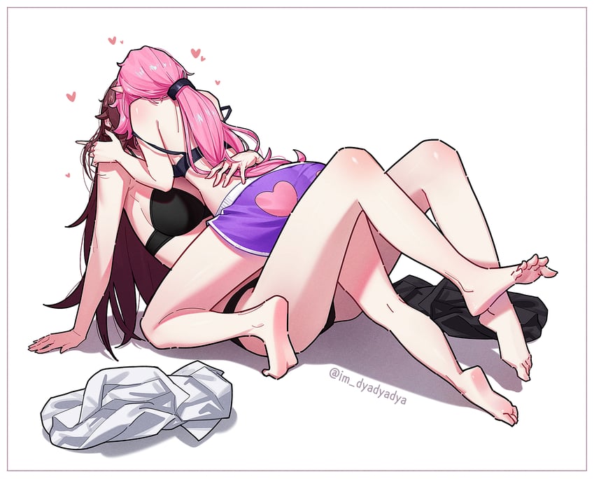 elysia and eden (honkai and 1 more) drawn by dyadyadya
