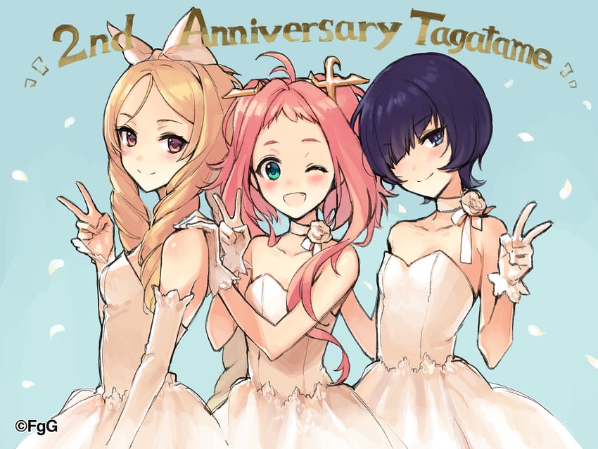 lisbeth finn lustburg, alma, and rebecca (ta ga tame no alchemist) drawn by ayappe_taicho