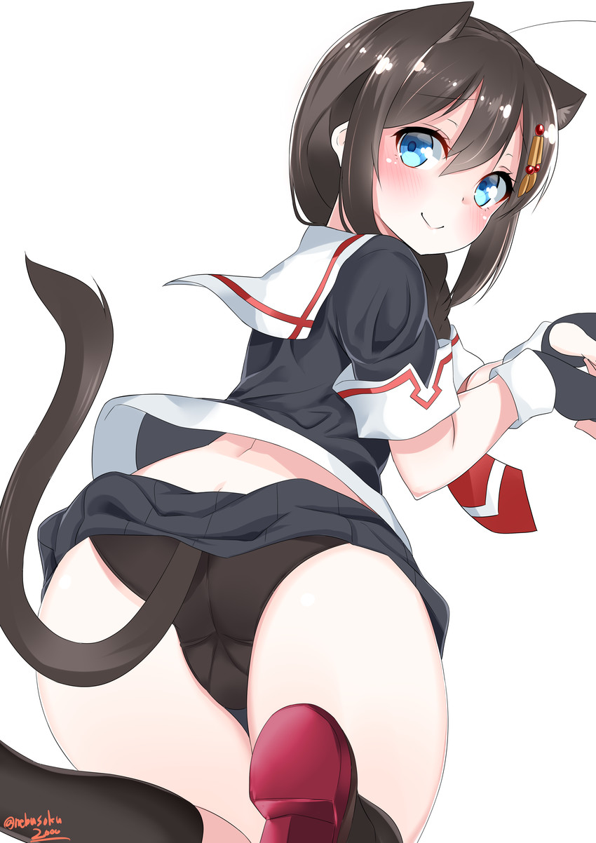 shigure and shigure kai ni (kantai collection) drawn by nebusoku