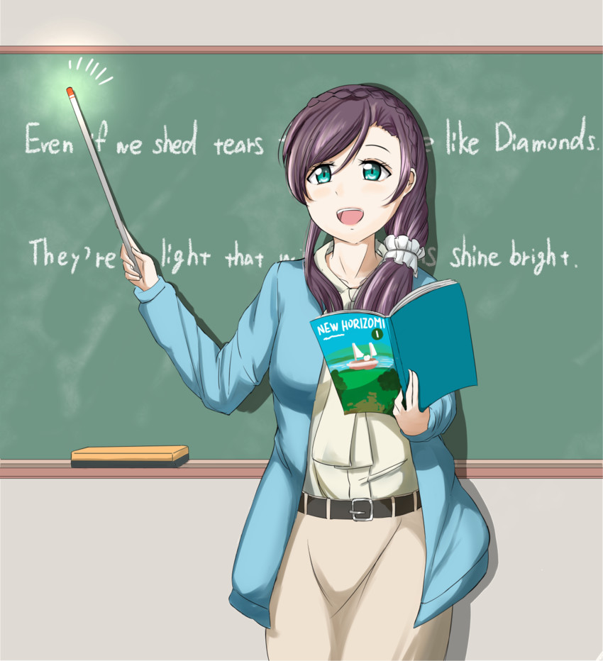 tojo nozomi and ellen baker (love live! and 2 more) drawn by sax_gumi