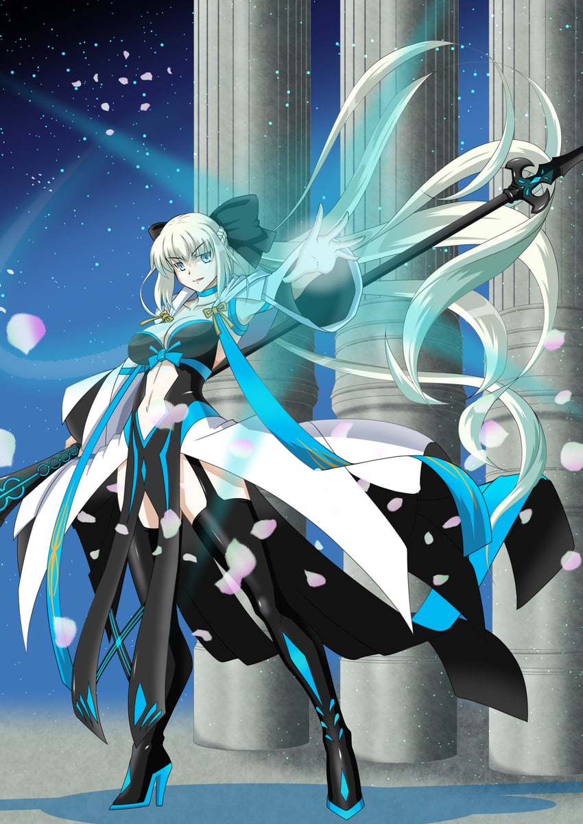 morgan le fay (fate and 1 more) drawn by rofu_get