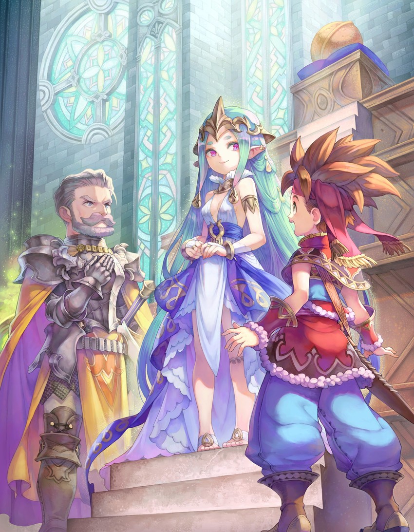 randi, luca, and jema (seiken densetsu and 2 more) drawn by haccan