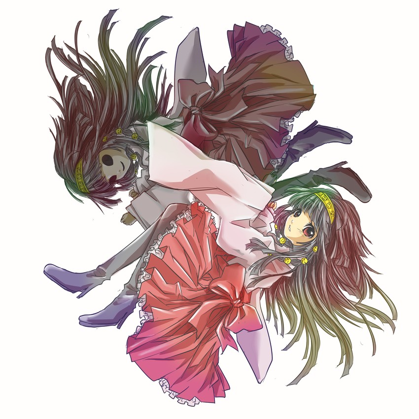alluka zoldyck and nanika (hunter x hunter) drawn by dollyly21