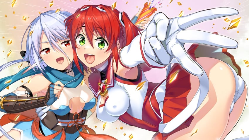 sonozaki akari, ikusabe inori, and esca ruby (choukou and 1 more) drawn by gin_(ginshari)
