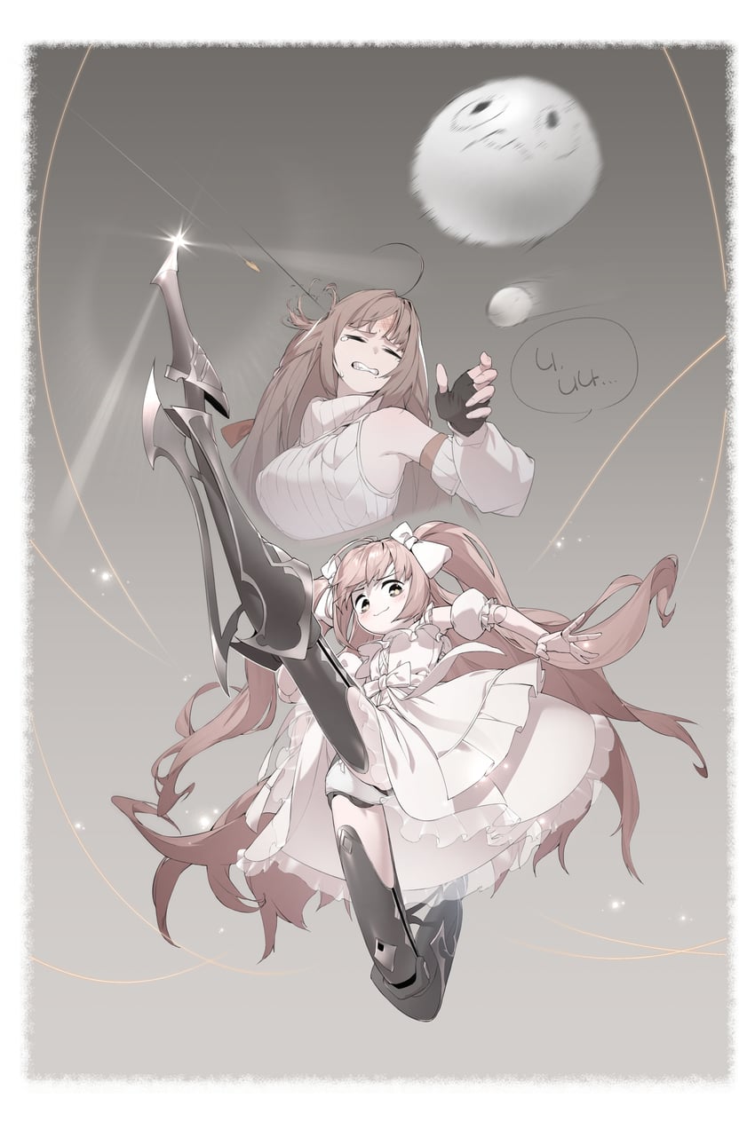 wilson, chloe lim, and nina (black survival and 1 more) drawn by 0gong