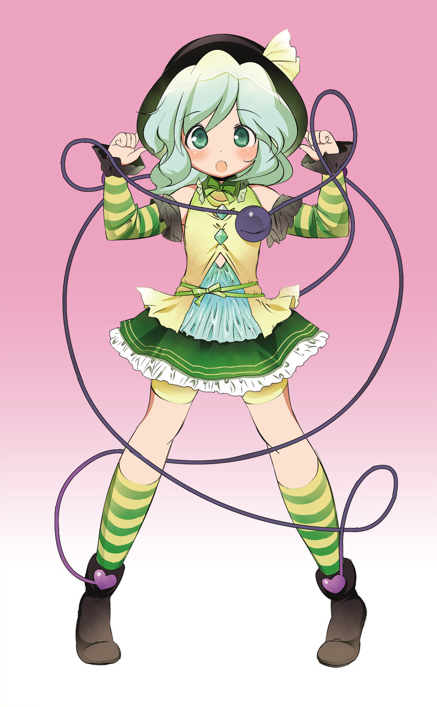 komeiji koishi (touhou and 1 more) drawn by dei_shirou