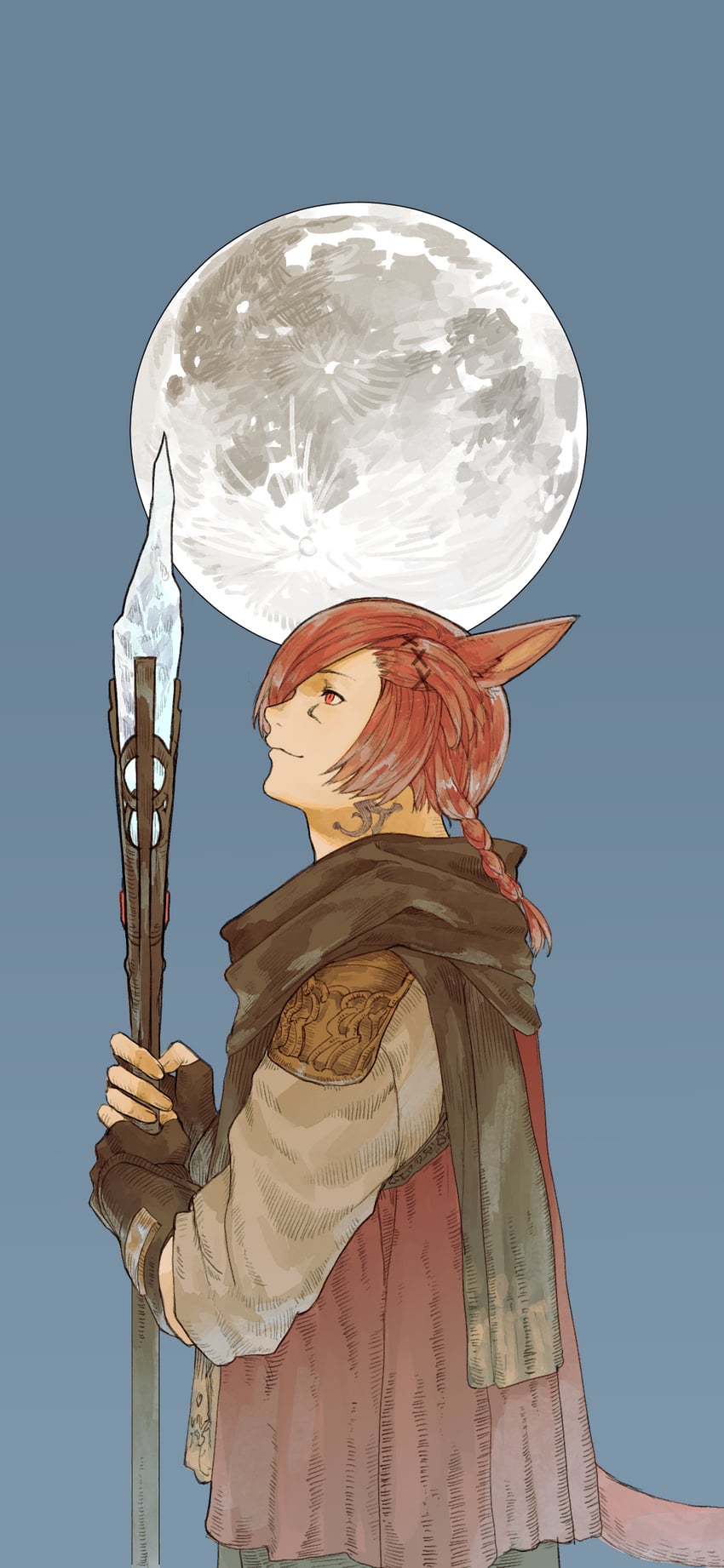 g'raha tia (final fantasy and 1 more) drawn by kyotyan