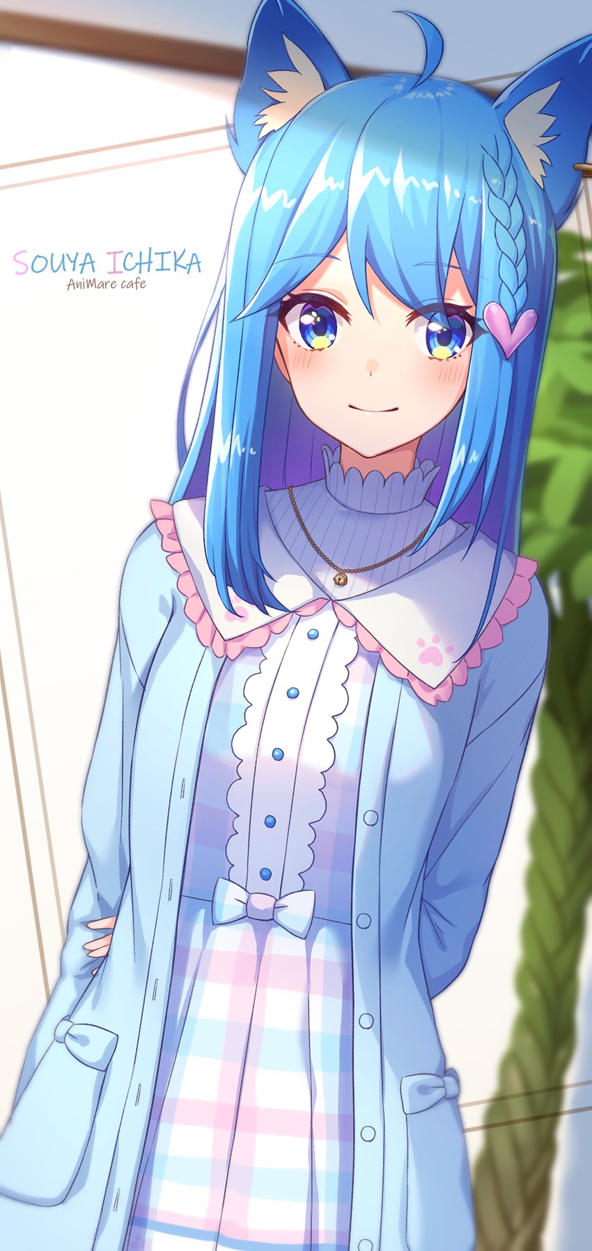 souya ichika (nanashi inc. and 1 more) drawn by nishino_eri