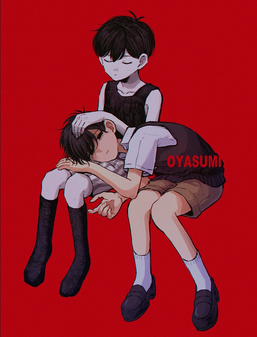sunny and omori (omori) drawn by k_toast