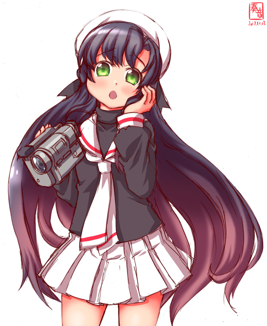 daidouji tomoyo and matsuwa (kantai collection and 1 more) drawn by kanon_(kurogane_knights)