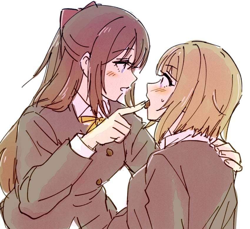 osaka shizuku and nakasu kasumi (love live! and 1 more) drawn by solllolll