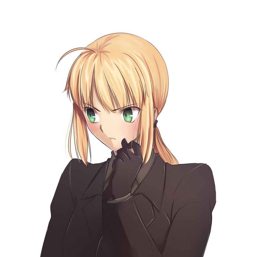 artoria pendragon and saber (fate and 1 more) drawn by tusia