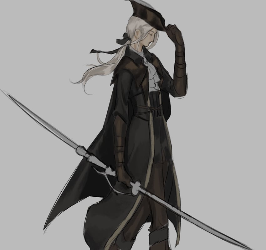 lady maria of the astral clocktower (bloodborne) drawn by poopfart3939