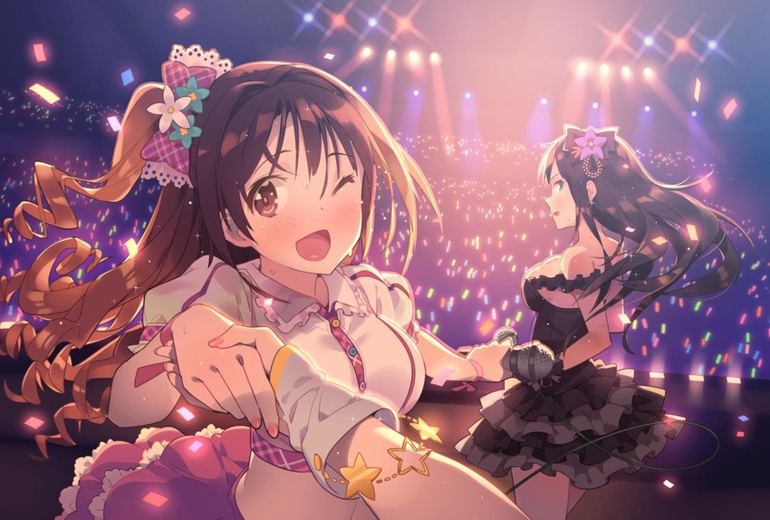 shibuya rin, shimamura uzuki, and honda mio (idolmaster and 1 more) drawn by ddal