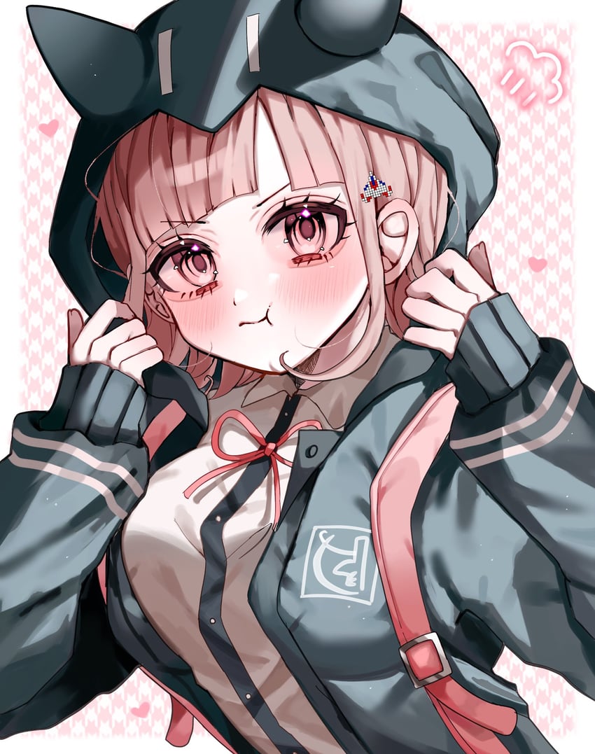 nanami chiaki (danganronpa and 2 more) drawn by yuyu_(yuuyudayo1211)