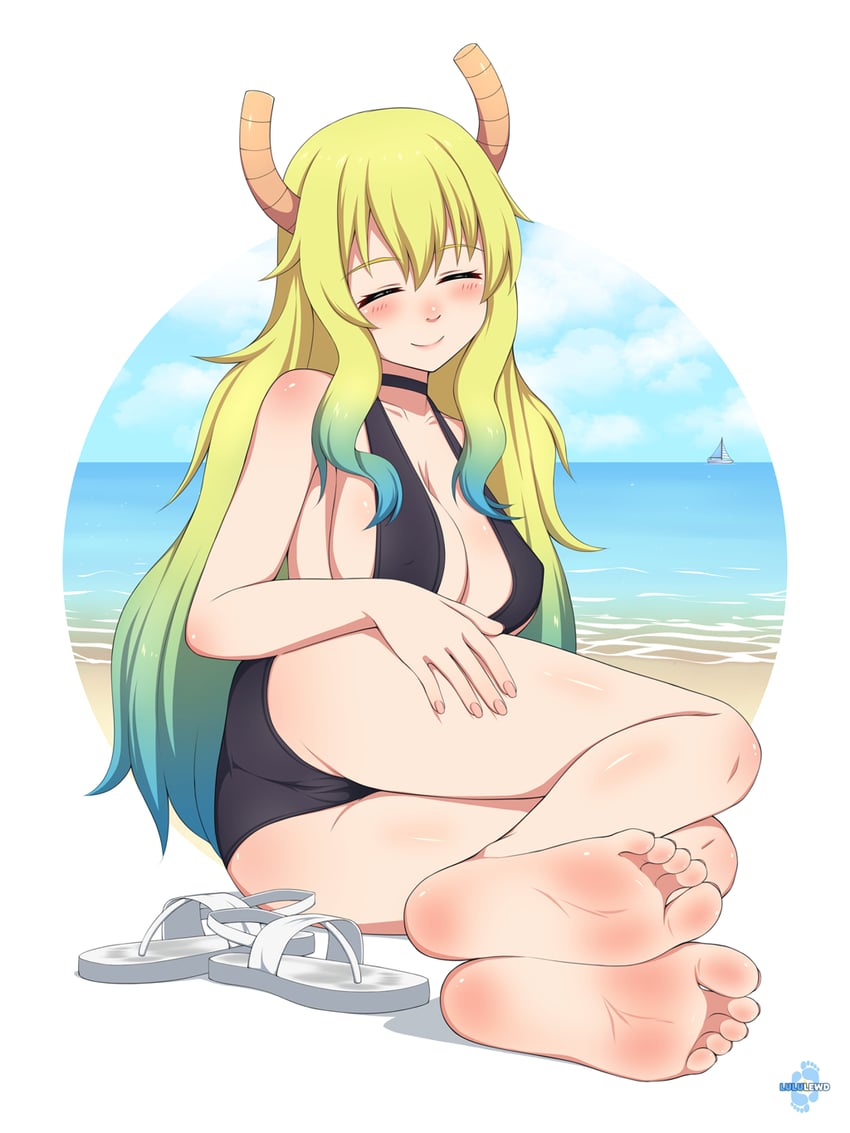 lucoa (kobayashi-san chi no maidragon) drawn by lululewd