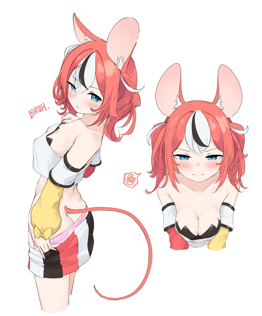 hakos baelz (hololive and 1 more) drawn by namiorii
