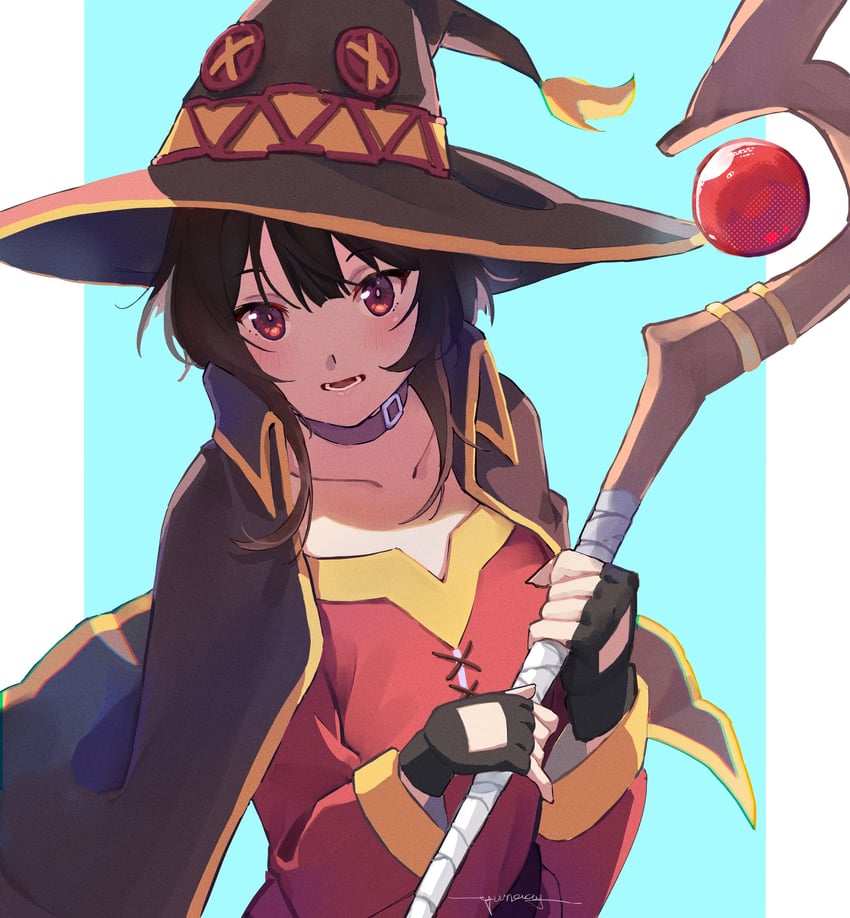 megumin (kono subarashii sekai ni shukufuku wo!) drawn by yuu_naay