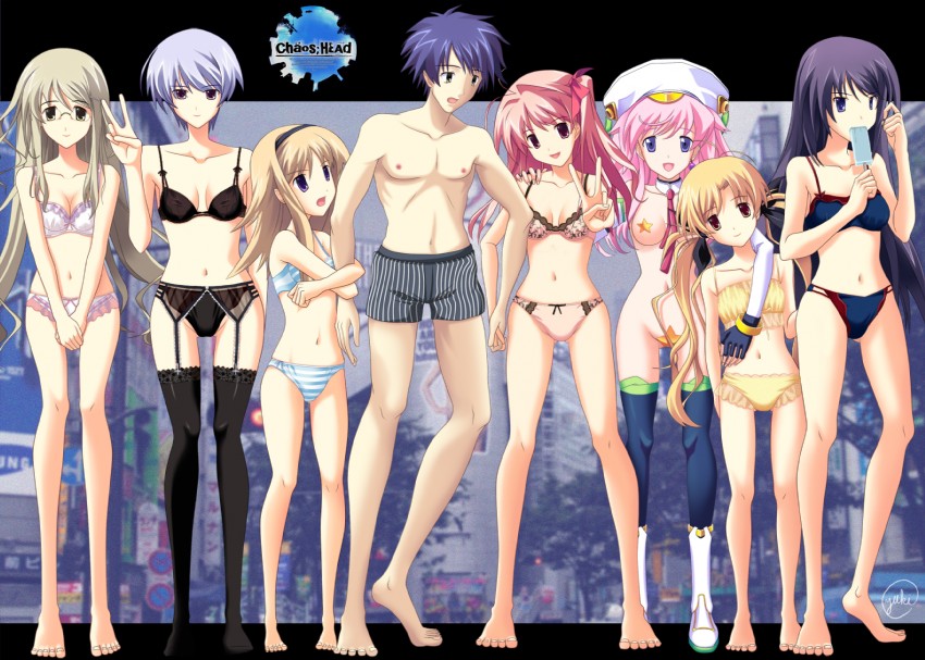 sakihata rimi, nishijou nanami, nishijou takumi, kishimoto ayase, orihara kozue, and 3 more (science adventure and 2 more) drawn by yukihanaok