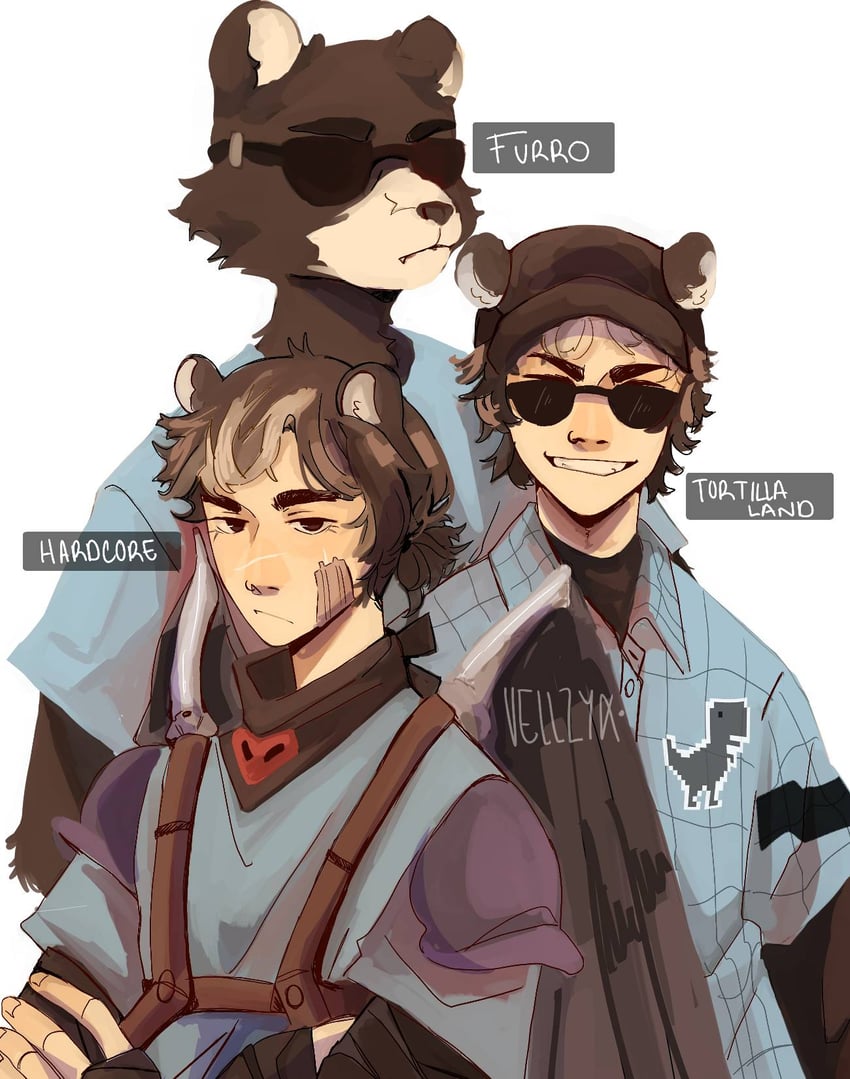 spreendmc (minecraft youtube and 1 more) drawn by vellzyx
