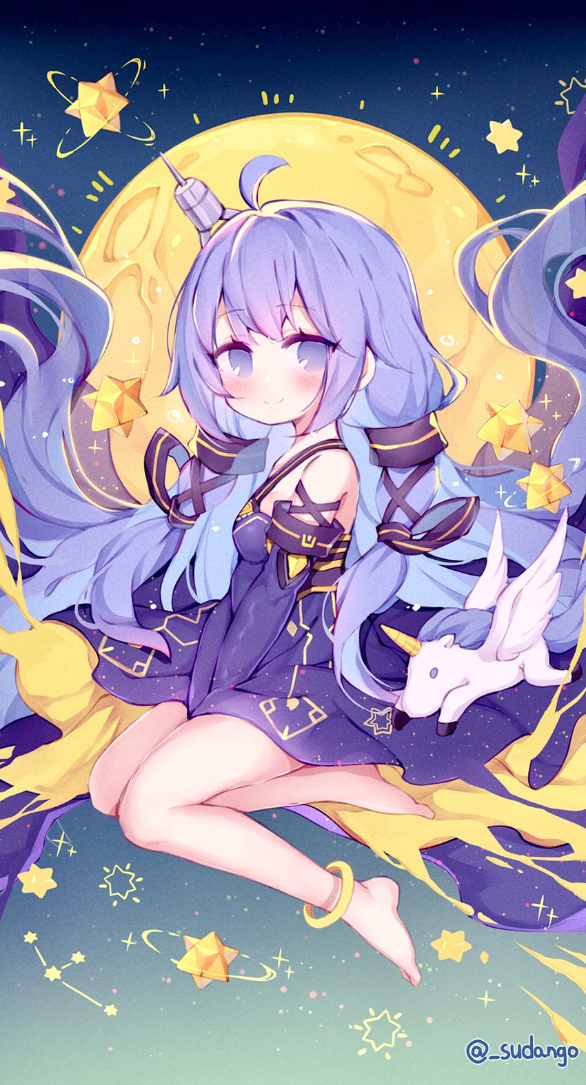 unicorn and xingchen (vocaloid and 2 more) drawn by sudango