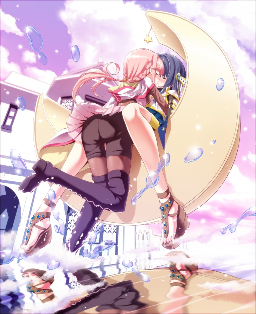 tamaki iroha and nanami yachiyo (mahou shoujo madoka magica and 1 more) drawn by chauke