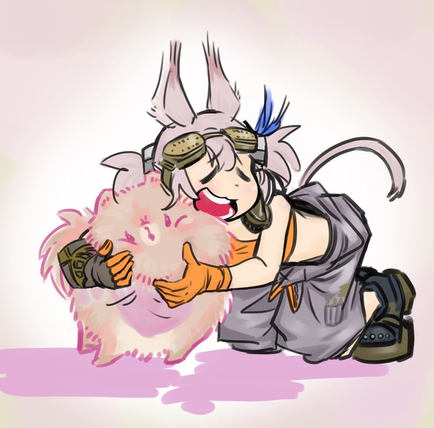 kitt, tri-brigade kitt, and melffy puppy (yu-gi-oh!) drawn by sawan_cutman