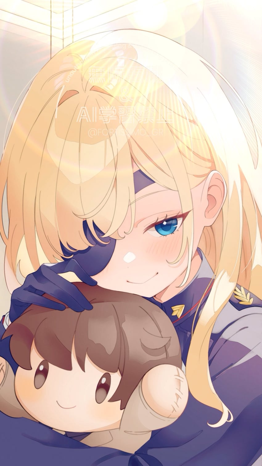 commander and guillotine (goddess of victory: nikke) drawn by fortissimo_gr
