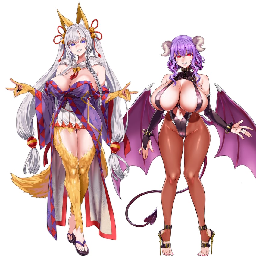 carrot and silviana rivergold (orc eiyuu monogatari) drawn by asanagi