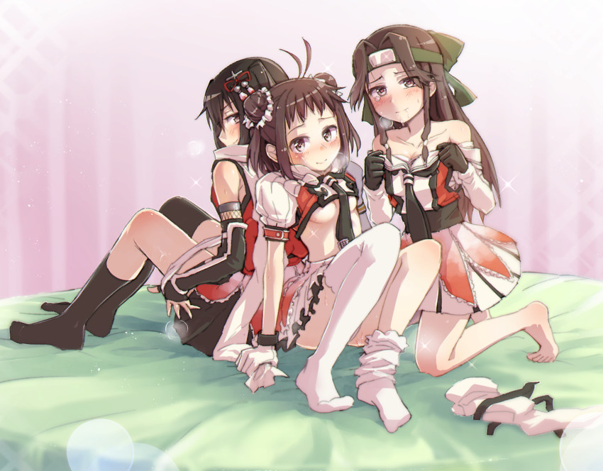 sendai, naka, jintsuu, sendai kai ni, jintsuu kai ni, and 1 more (kantai collection) drawn by kou1