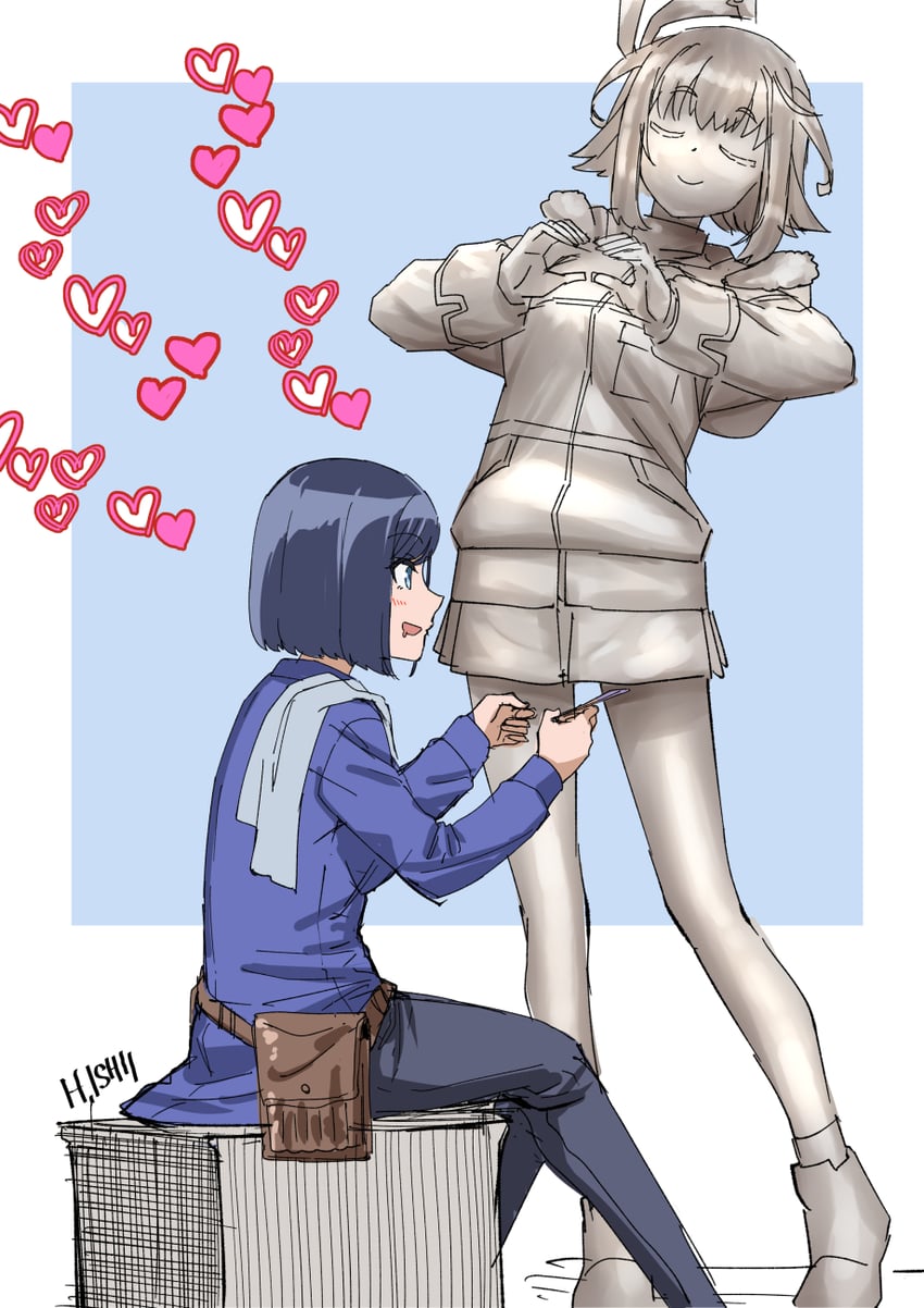 akisato konoha and yamada touya (16bit sensation) drawn by ishii_hisao