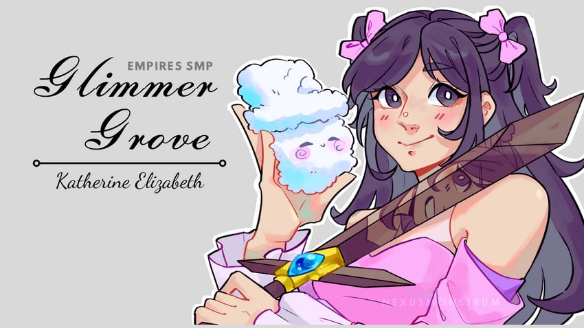 katherine elizabeth (minecraft youtube and 1 more) drawn by nexusmonstrum