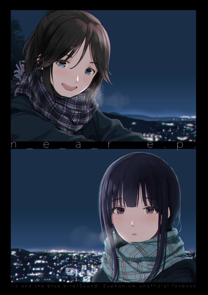 yoroizuka mizore and kasaki nozomi (hibike! euphonium and 1 more) drawn by hasisisissy