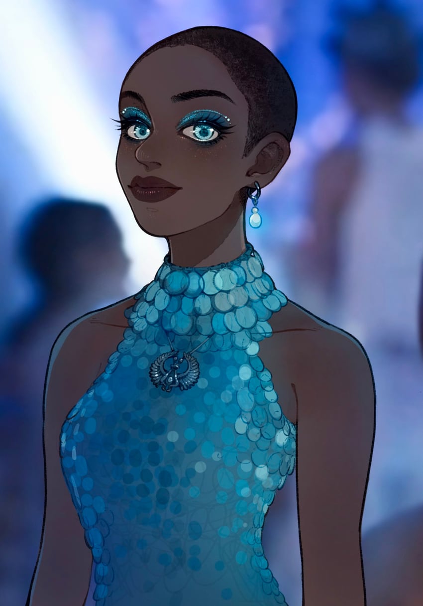 bianca barclay (addams family and 1 more) drawn by tusanzx