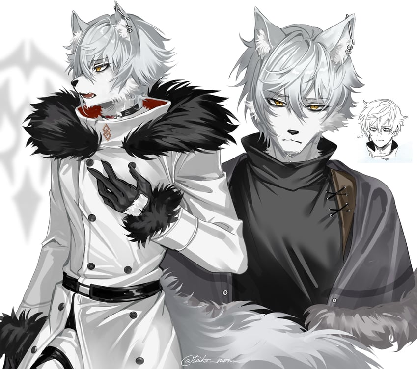 kadoc zemlupus (fate and 1 more) drawn by muneomon_(takomon)